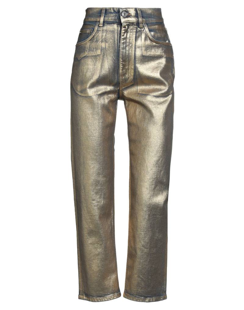 GRIFONI Jeanshose Damen Gold von GRIFONI