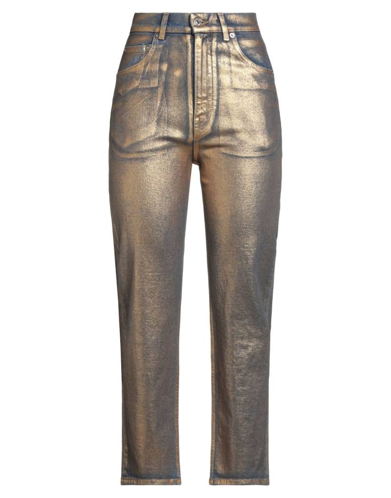 GRIFONI Jeanshose Damen Gold von GRIFONI
