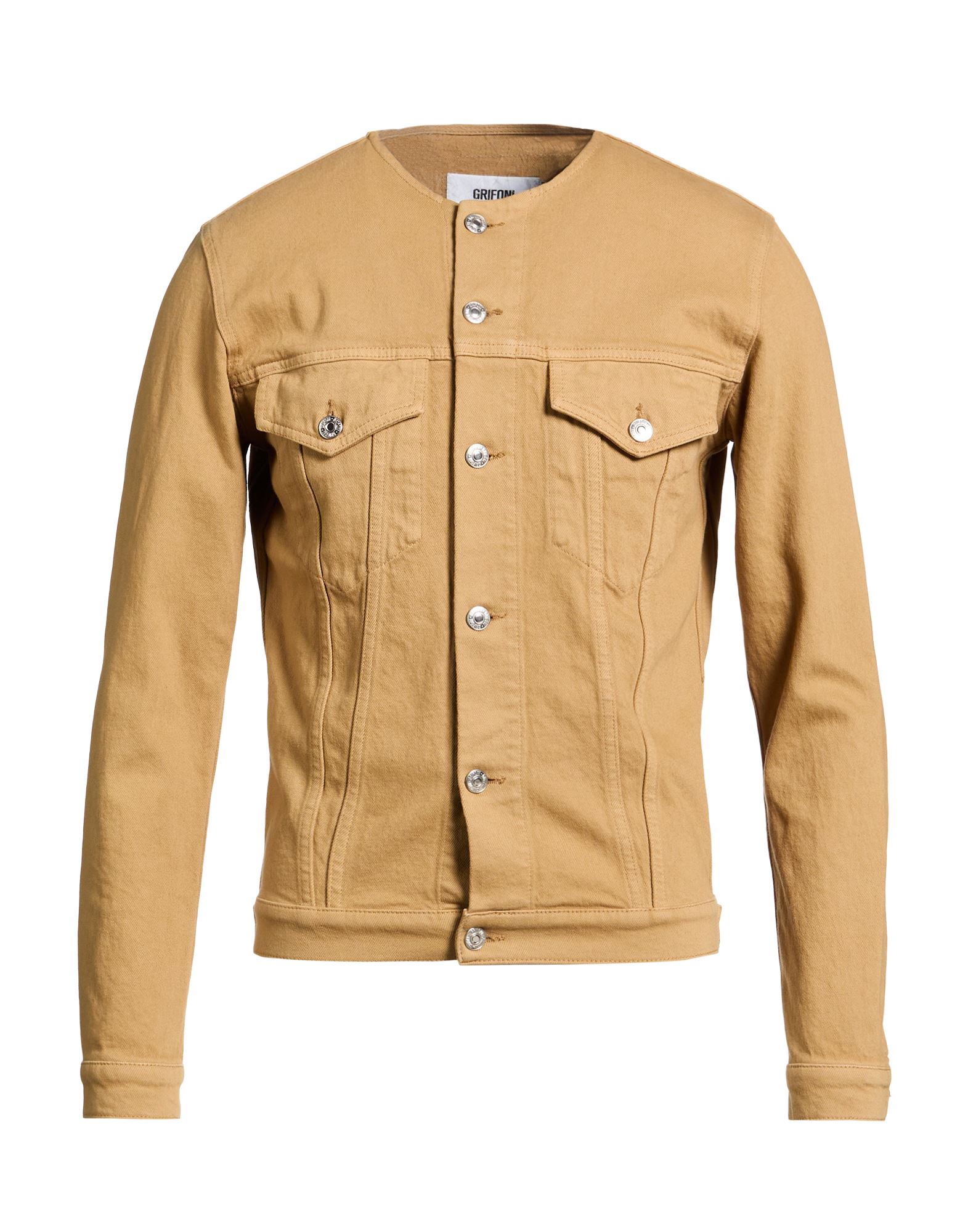 GRIFONI Jeansjacke/-mantel Herren Kamel von GRIFONI