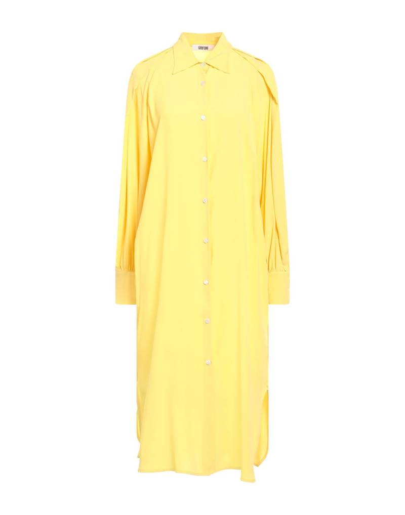 GRIFONI Midi-kleid Damen Gelb von GRIFONI