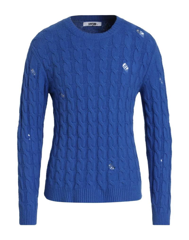 GRIFONI Pullover Herren Azurblau von GRIFONI