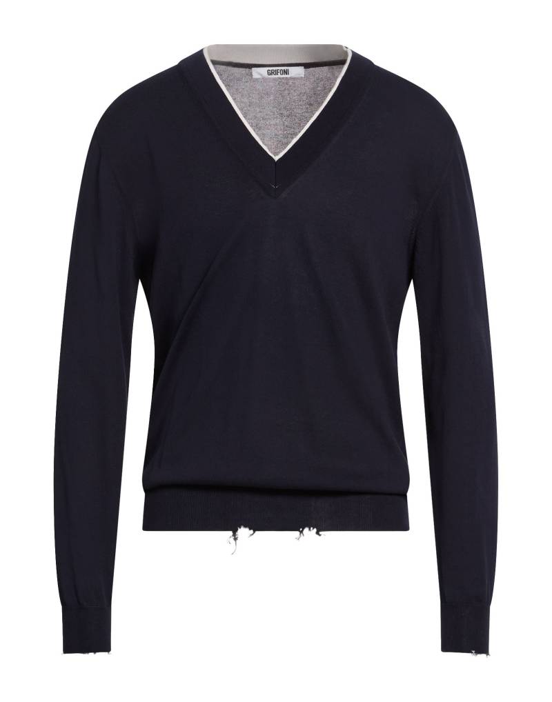 GRIFONI Pullover Herren Marineblau von GRIFONI