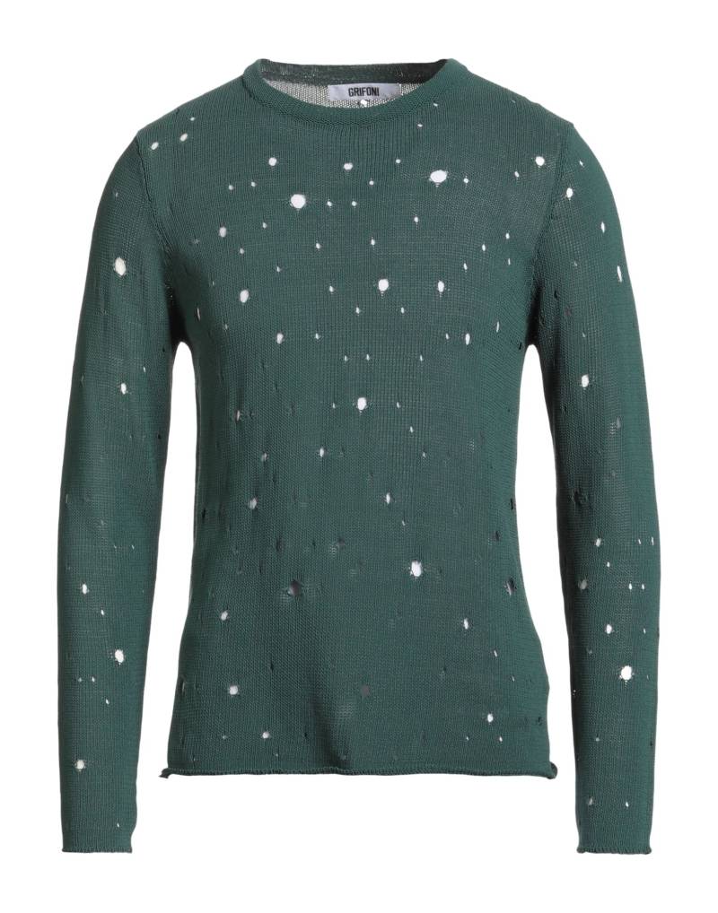 GRIFONI Pullover Herren Smaragdgrün von GRIFONI
