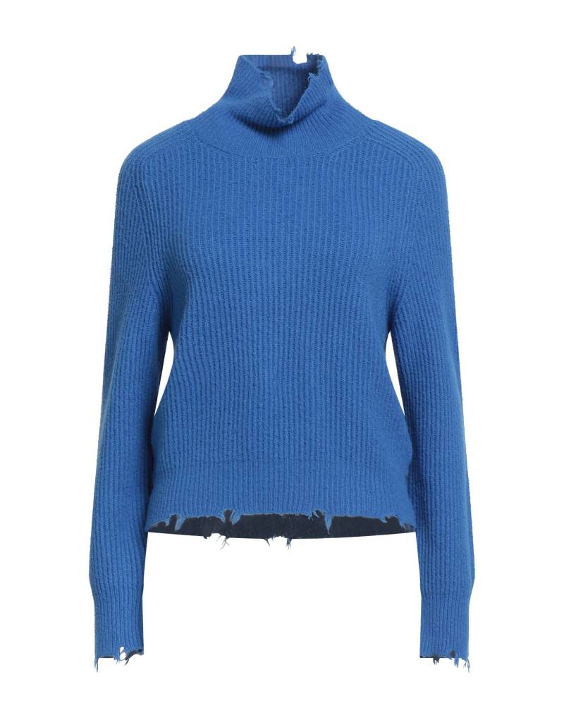 GRIFONI Rollkragenpullover Damen Blau von GRIFONI