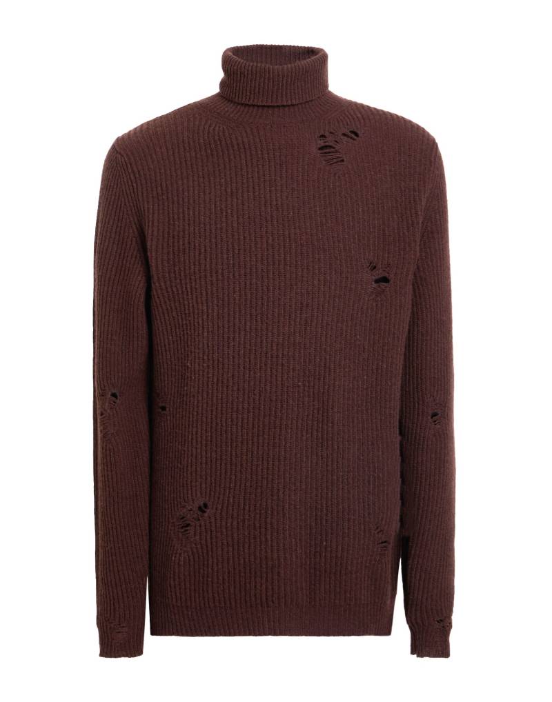 GRIFONI Rollkragenpullover Herren Dunkelbraun von GRIFONI