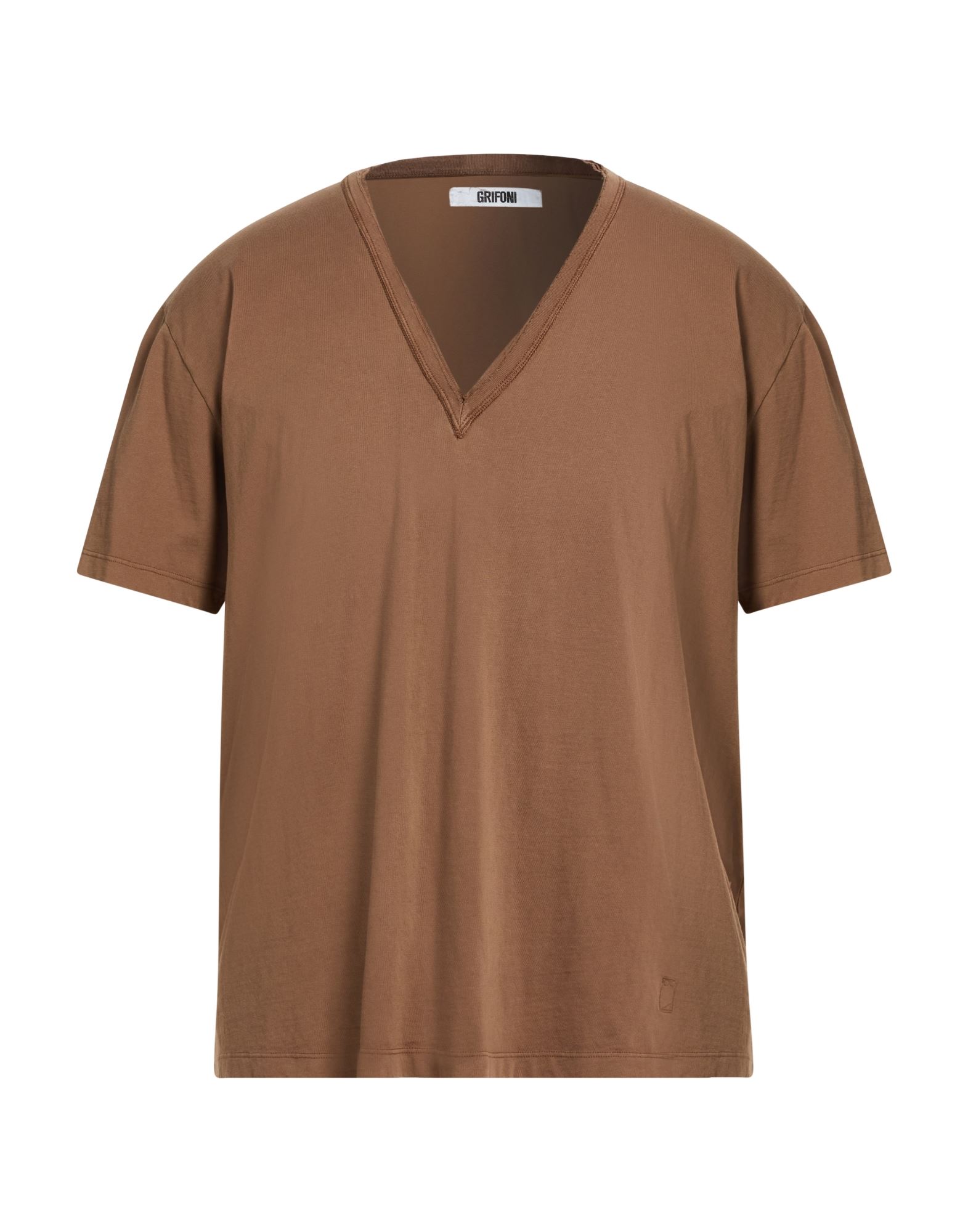 GRIFONI T-shirts Herren Braun von GRIFONI