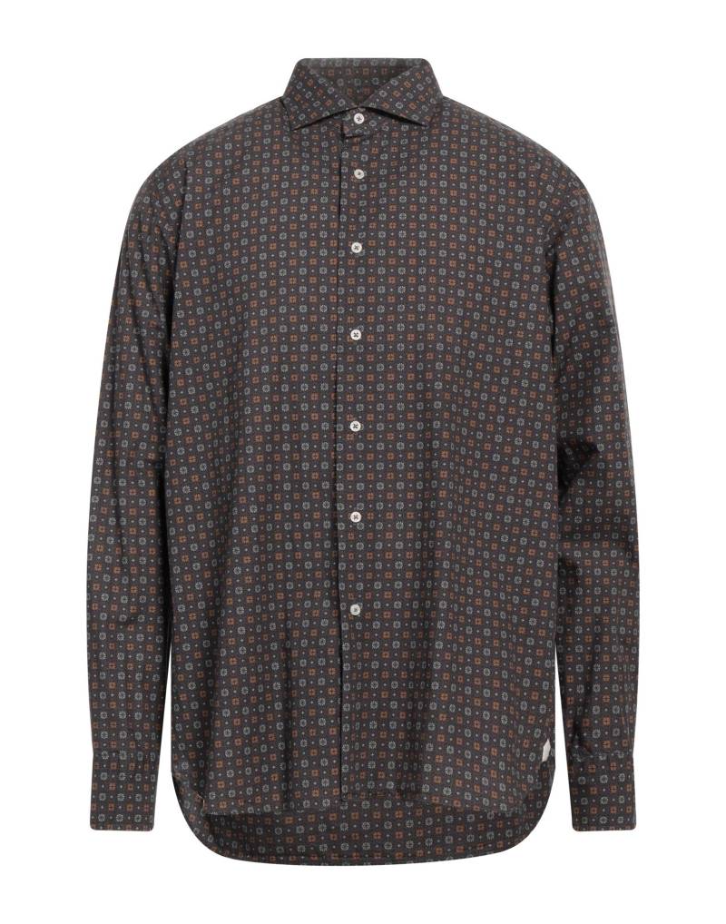 GRIGIO Hemd Herren Braungrau von GRIGIO