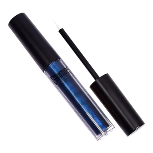 GRIMAS Eyeliner 3ml, metallic blue, professionelle wasserfeste Augenkonturfarbe mit dünnem Applikator, schnell trocknend von GRIMAS