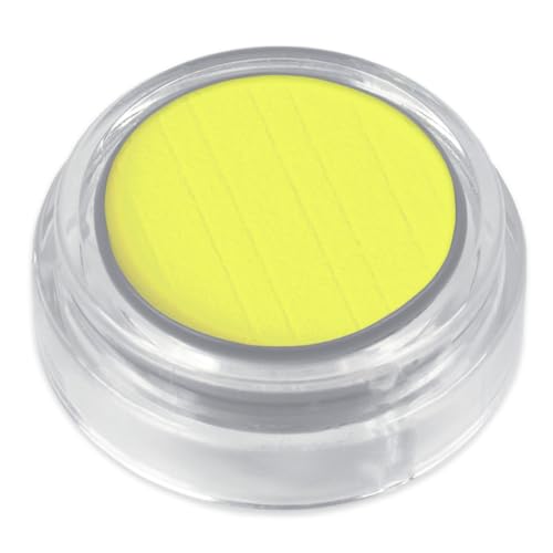 GRIMAS Eyeshadow/Rouge 2g, Farbe 281 signalgelb, farbintensiver Lidschatten, hochpigmentiert, sehr hautfreundlich, vielseitig einsetzbar von GRIMAS
