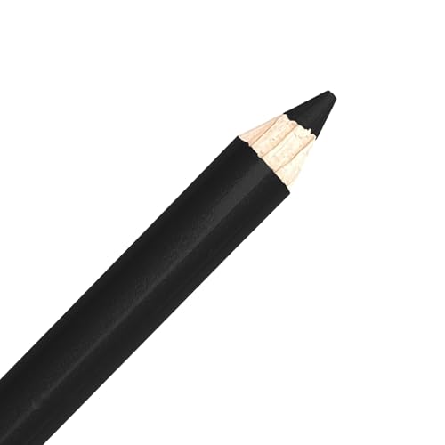 GRIMAS Make-up Pencil, Farbe 101 schwarz, professioneller vielseitiger Schminkstift für Augen und Lippen, Kajalstift, Augenbrauenstift, Lippenkonturstift von GRIMAS