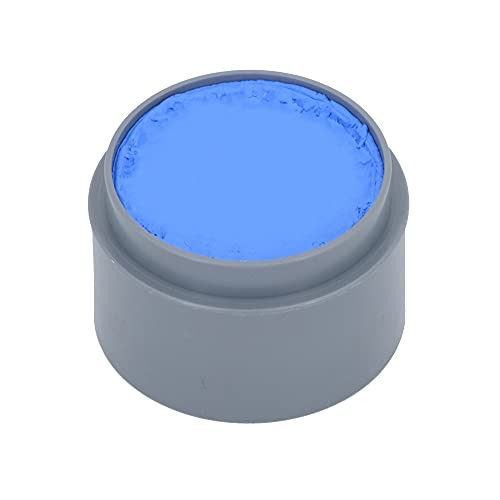 Grimas Water-Make-Up, 15ml Wasserschminke, Farbe blau 303, professionelle Körperfarbe, schnelltrockend und sehr hautschonend, ideal fürs Kinderschminken, Karneval und Halloween, auf Wasserbasis von GRIMAS