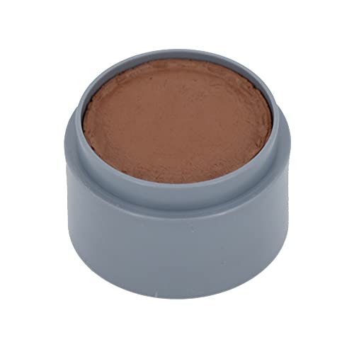 Grimas Water-Make-Up, 15ml Wasserschminke, Farbe braun N4, professionelle Körperfarbe, schnelltrockend und sehr hautschonend, ideal fürs Kinderschminken, Karneval und Halloween, auf Wasserbasis von GRIMAS