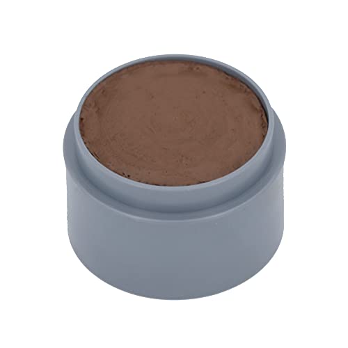 Grimas Water-Make-Up, 15ml Wasserschminke, Farbe dunkelbraun 1001, professionelle Körperfarbe, schnelltrockend und sehr hautschonend, ideal fürs Kinderschminken, Karneval und Halloween von GRIMAS