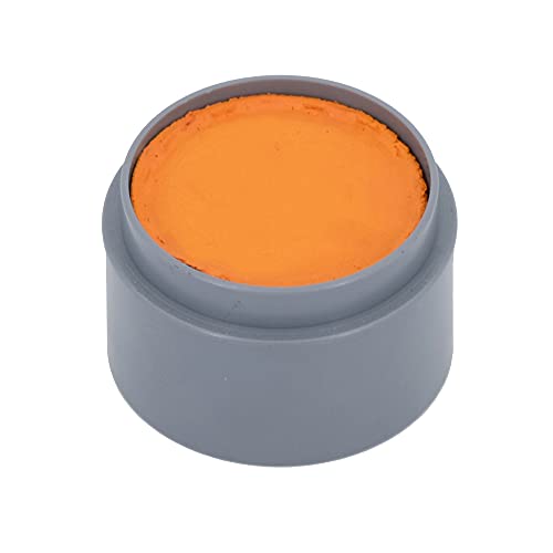Grimas Water-Make-Up, 15ml Wasserschminke, Farbe dunkelorange 509, professionelle Körperfarbe, schnelltrockend und sehr hautschonend, ideal fürs Kinderschminken, Karneval und Halloween von GRIMAS