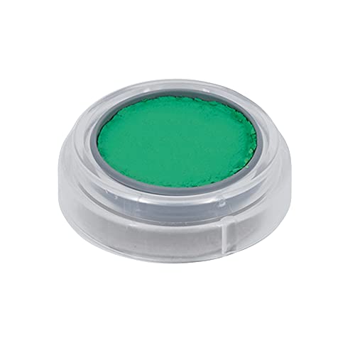 Grimas Water-Make-Up, 2.5ml Wasserschminke, Farbe ampelgrün 407, professionelle Körperfarbe, schnelltrockend und sehr hautschonend, ideal fürs Kinderschminken, Karneval und Halloween, auf Wasserbasis von GRIMAS