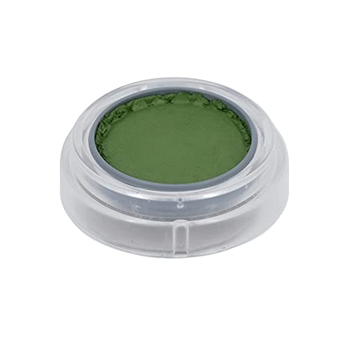 Grimas Water-Make-Up, 2.5ml Wasserschminke, Farbe moosgrün 404, professionelle Körperfarbe, schnelltrockend und sehr hautschonend, ideal fürs Kinderschminken, Karneval und Halloween, auf Wasserbasis von Grimas