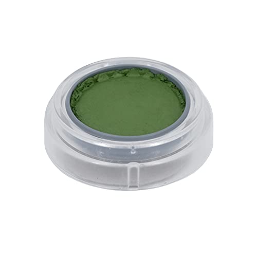 Grimas Water-Make-Up, 2.5ml Wasserschminke, Farbe moosgrün 404, professionelle Körperfarbe, schnelltrockend und sehr hautschonend, ideal fürs Kinderschminken, Karneval und Halloween, auf Wasserbasis von GRIMAS