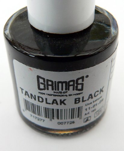 Grimas Zahnlack Effekt in Schwarz Party Karneval Theater 10 ml von GRIMAS