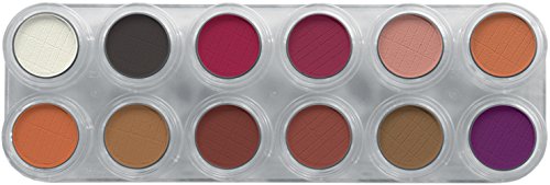 Rouge-/Lidschattenpalette RB mit 12 Farben von GRIMAS