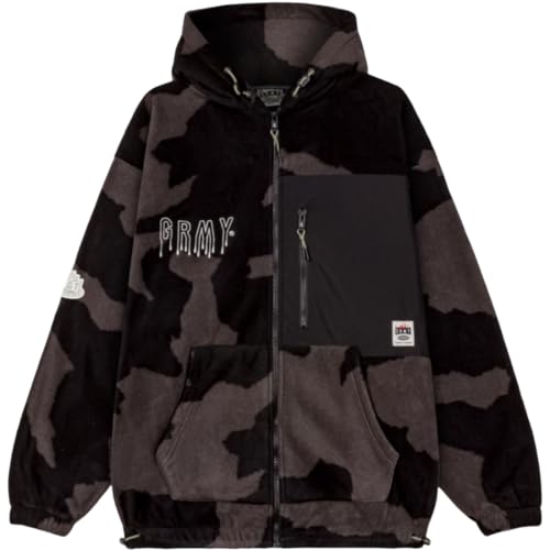 SUDADERA CAPUCHA GRIMEY BACK AT YOU ALL OVER PRINT POLAR - BLACK FW23 von GRIMEY