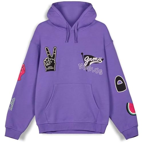 SUDADERA CAPUCHA GRIMEY NABLUS VINTAGE - PURPLE FW23 von GRIMEY