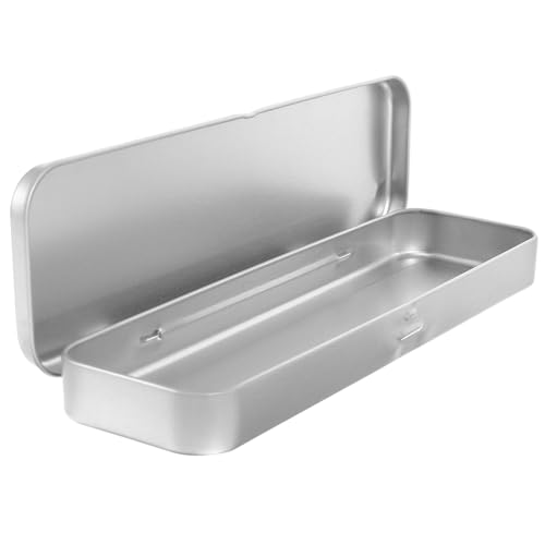 GRIRIW 1stück Metall Bleistiftbox Aus Mattierte Oberfläche Rechteckig Einlagig Für Schüler Und Studenten Stauraum Für Stifte Bleistifte Und Schreibwaren GRIRIW 1stück Metall Bleistiftbox Aus Mattierte Oberfläche Rechteckig Einlagig Für Schüler Und Studenten Stauraum Für Stifte Bleistifte Und Schreibwaren von GRIRIW