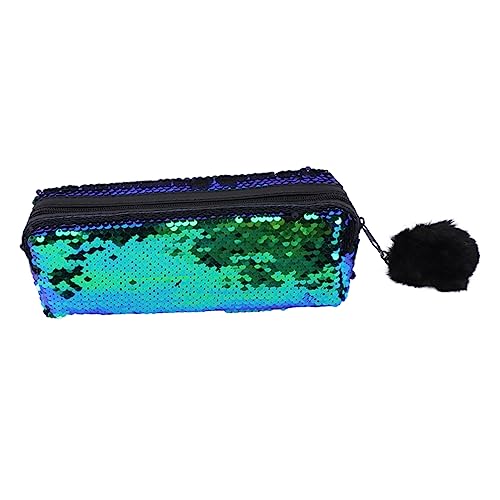 GRIRIW 1stück Multifunktionales Mermaid Pailletten Federmäppchen Für Kosmetik Und Schreibwaren Stylishe Aufbewahrungstasche Schule Und Reisen von GRIRIW