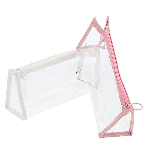 GRIRIW 2stücke Große Kapazität Federmäppchen Transparente Stifte Organizer Für Schüler Und Lehrer Praktische Stiftsammlung Für Schule Büro Und Bastelbedarf von GRIRIW