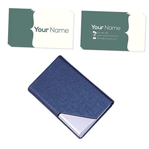 GRIRIW Ausweisinhaber Business Case Tasche Kreditkarte Halter Frauen Kartenhalter Weibliche Magnetische Brieftasche Telefon Mann, Blau, medio von GRIRIW