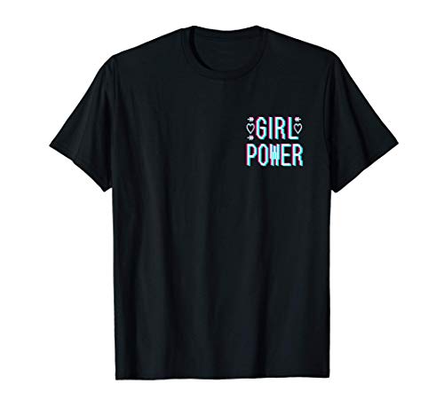 Girl Power Shirt Weibliche Ermächtigung Buntes kleines Logo T-Shirt Girl Power Shirt Weibliche Ermächtigung Buntes kleines Logo T-Shirt von GRL PWR Feminist Positive Auswirkung Geschenke