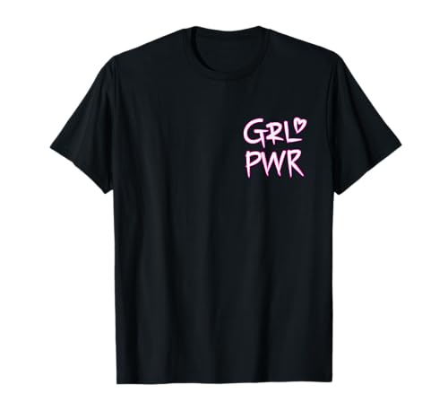 Girl Power Shirt Weiß und Rosa kleines Logo damen & mädchen T-Shirt Girl Power Shirt Weiß und Rosa kleines Logo damen & mädchen T-Shirt von GRL PWR Feminist Positive Auswirkung Geschenke