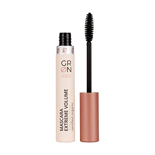 GRN - shades of nature [GRÜN] Biokosmetik Mascara Extreme Volume black granite - Volumen und Länge für die Wimpern - öffnet den Blick - vegan - 9 ml von G R N shades of nature