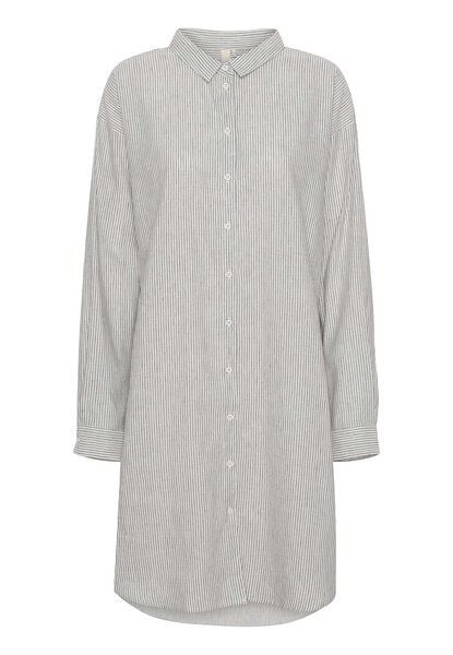 GROBUND Das Hemdkleid Netta - GOTS zertifiziert aus 60% leinen/40% Bio-Baumwolle von GROBUND