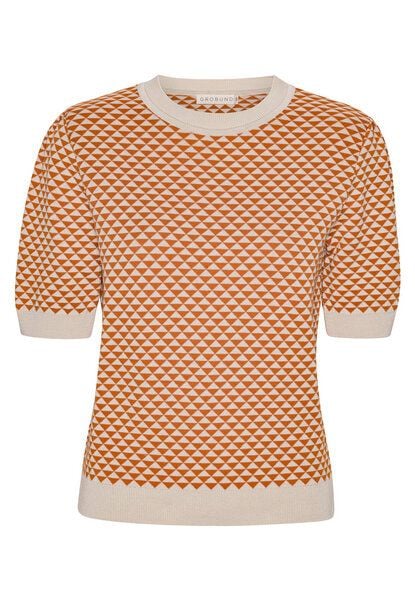 GROBUND Das Strick-T-Shirt Alva - GOTS zertifiziert von GROBUND