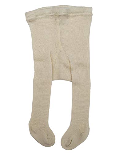 GRÖDO, Baby/Frühchen Strumpfhose, 100% Wolle (kbT) (68/74, Natur) von GRÖDO