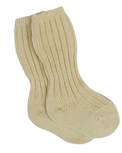 GRÖDO, Dicke Merino Speckbein Socken, 100% Wolle (kbT) (Natur, 15) von GRÖDO