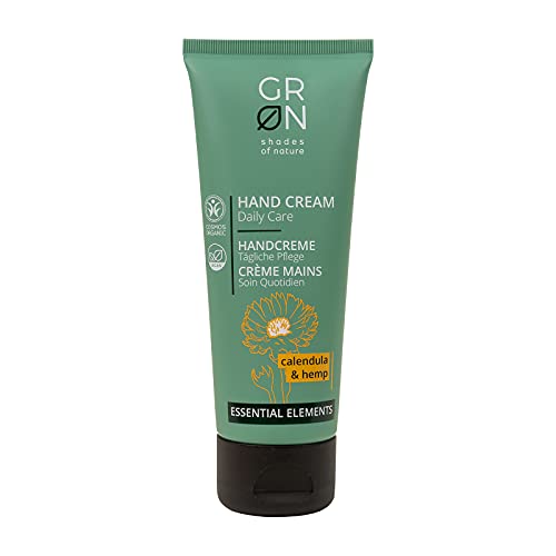 G R N shades of nature [GRÜN] Biokosmetik Handcreme Tägliche Pflege - Bio-Hanf & Bio-Ringelblume - schnell einziehende Textur - vegan - 75 ml von G R N shades of nature
