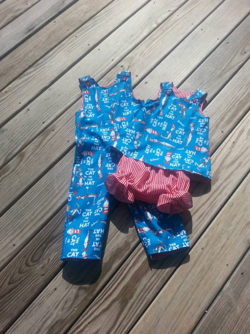 Dr. Seuss Zwillinge Outfit Handgemachte Passende Bruder Schwester Kleidung von GROOVYGURLZ