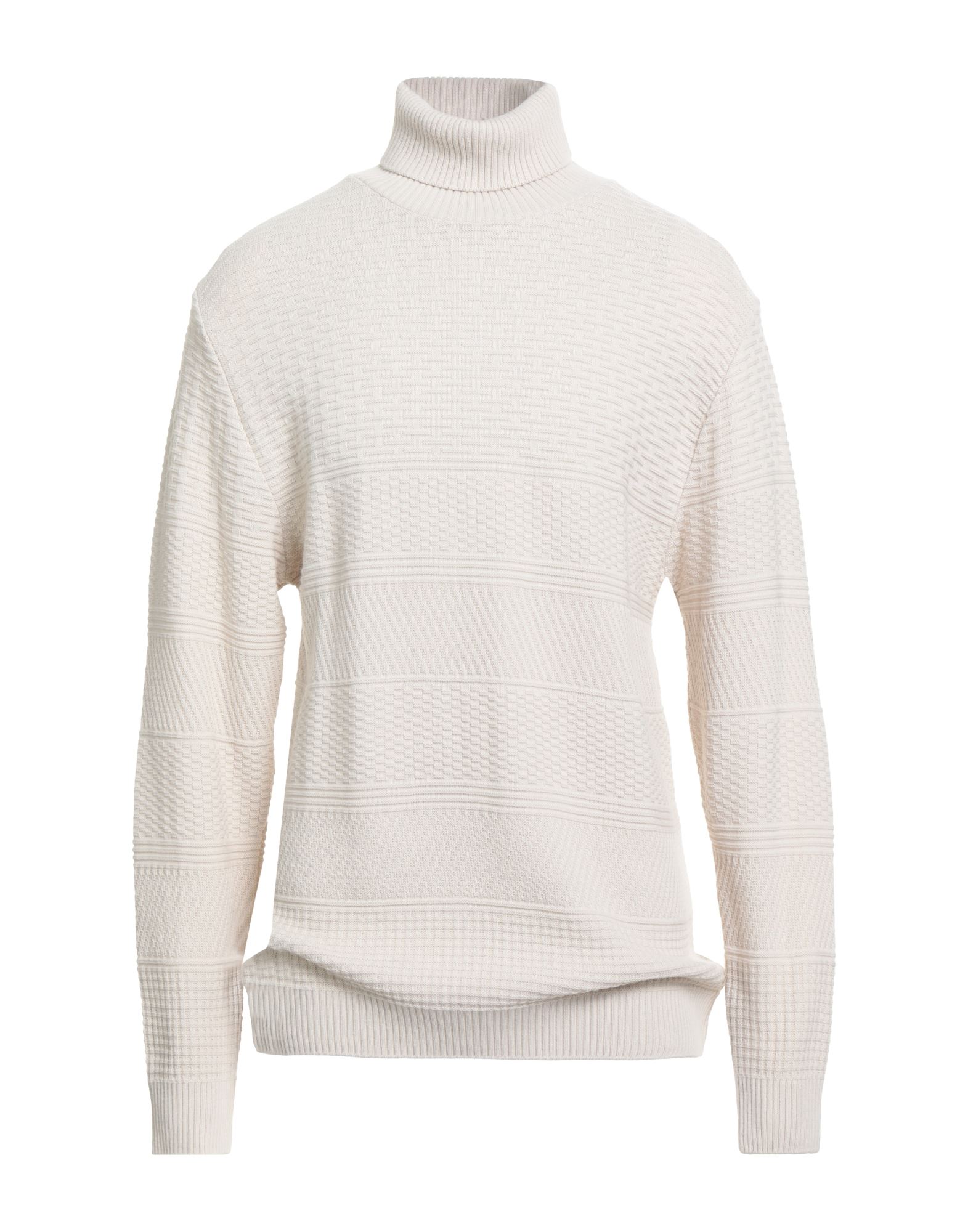 GROOWE Rollkragenpullover Herren Elfenbein GROOWE Rollkragenpullover Herren Elfenbein von GROOWE