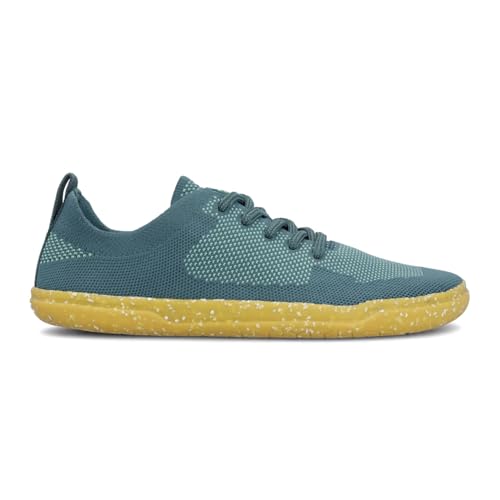 GROUNDIES Active Knit Men - sportlich, Leichter Herren Barfußschuh/Sneaker (Teal/Jade, EU Schuhgrößensystem, Erwachsene, Numerisch, M, 40) von GROUNDIES