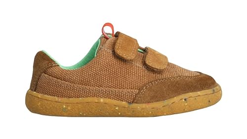 GROUNDIES Barfußschuhe Sneaker Barefoot Amsterdam Canvas Braun, Schuhgröße:EUR 31 von GROUNDIES