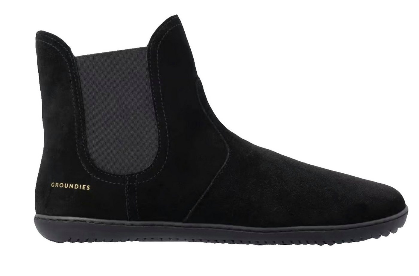 GROUNDIES Groundies Damen Barfuß Stiefelette Camden Leder Sneaker von GROUNDIES