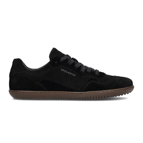 GROUNDIES NOVA GO1 Women - Damen Barfußschuh/Sneaker (Black, EU Schuhgrößensystem, Erwachsene, Numerisch, M, 38) von GROUNDIES