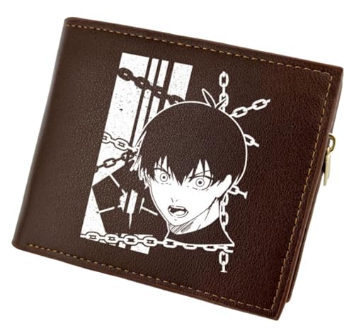 GROUSER Bluelock Bifold Wallets Bachira Rensuke Manga Geldbörsen Anime Football Striker Isagi Yoichi Rin Itoshi Billfold, 01 Bluelock Geldbörse, Einheitsgröße, Casual von GROUSER