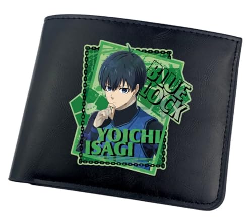 GROUSER Bluelock Bifold Wallets Bachira Rensuke Manga Geldbörsen Anime Football Striker Isagi Yoichi Rin Itoshi Billfold, 08 Bluelock Geldbörse, Einheitsgröße, Casual von GROUSER