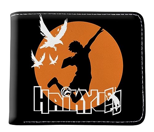 GROUSER Haikyuu Anime Bifold Wallets Oikawa Tooru Hinata Shoyo Manga Geldbörse Tobio Kageyama Kotaro Bokuto Karasuno Billfold, 03 Haikyuu Billfold, Einheitsgröße, Casual von GROUSER