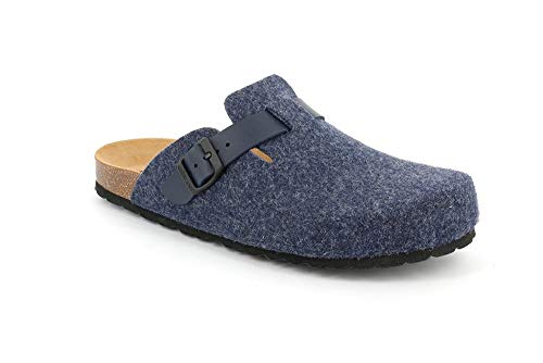 Grunland CB0185 ROBI Ciabatta Uomo S. BLU 42 von GRÜNLAND il benessere è naturale