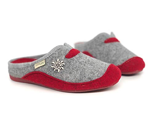 Grunland CI1672 Adri Ciabatta Donna S. Grigio 36 von GRÜNLAND il benessere è naturale