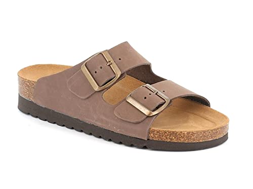Grunland Kork-Slipper | Hallo CB2569 Taupe 37 von Grunland