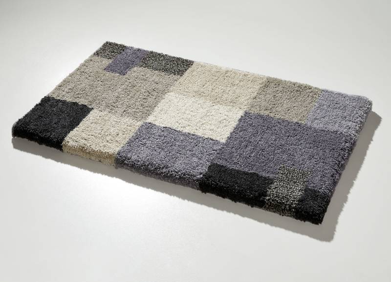 Badgarnitur in Supersoft-Qualität, Größe 108 (Stand-WC-Vorleger, 50x 50 cm), Grau-Taupe von GRUND